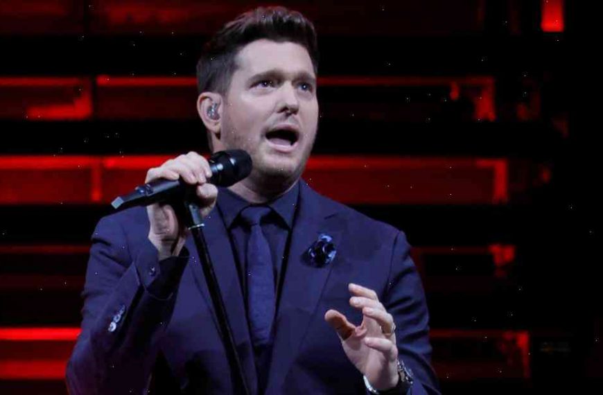Michael Bublé admits he wants more time with his kids – and sings about their existence in new holiday video